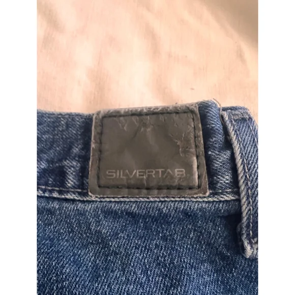 Boys Levi's SilverTab Blue Wide Leg Jeans W26 vintage early 2000’s - Picture 7 of 7